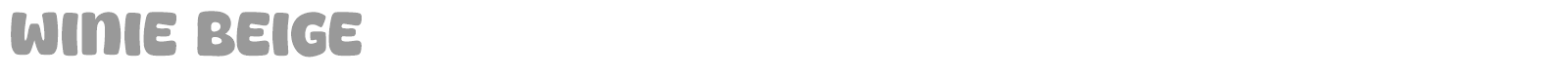 Winie Beige font preview
